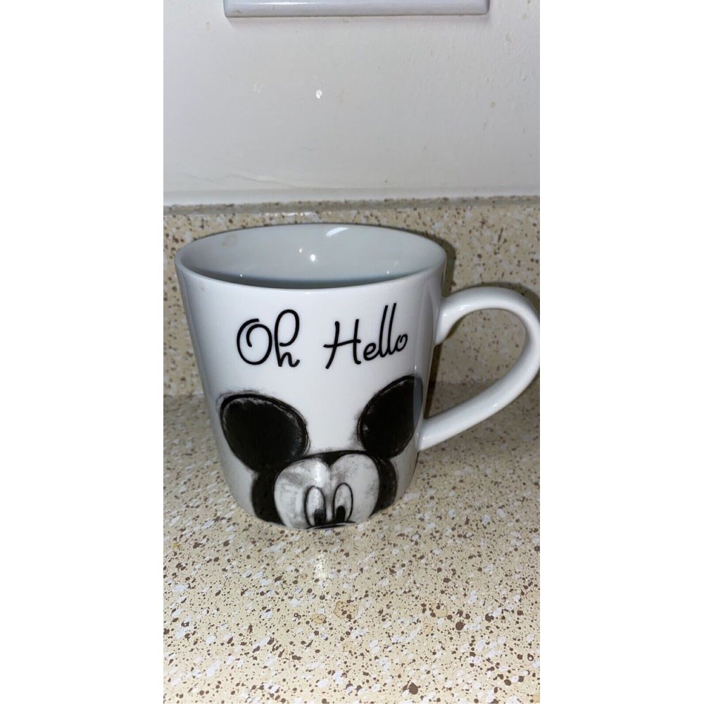 Disney 90 Years Of Magic Mickey‎ Mouse "Oh Hello" Coffee/Tea Cup/Mug